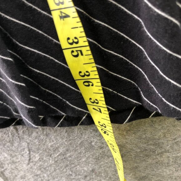 Athleta Santorini Sleeveless Dress S Black White Stripe Knee Length Athletic - Picture 7 of 8